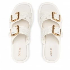 Wedges Slides GUESS - Ramod2 FL6RM2 LAC03 WHICR White -GUESS Sales Store 06 0000209894868 kt