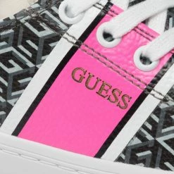 Sneakers Plimsolls GUESS - FL7EST ELE12 BLKFU Black -GUESS Sales Store 06 0000300737200 mg
