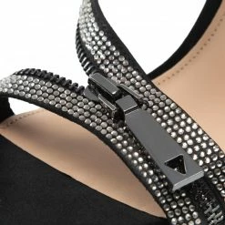 Elegant Sandals Sandals GUESS - Jeomie FL7JME SAT03 BLACK Black -GUESS Sales Store 06 0000300737620 mk