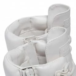 Ankle Boots GUESS - Oklee FL7OKL LEA10 IVORY Beige -GUESS Sales Store 06 0000300738030 pa