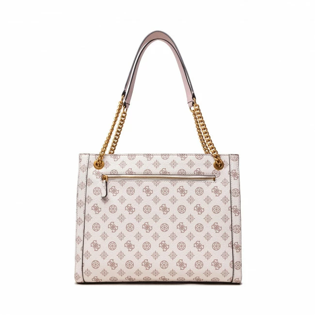 Classic Handbag GUESS - Briana Girlfriend Tote HWPA84 89230 CREAM LOGO White 6 Classic Handbag GUESS - Briana Girlfriend Tote HWPA84 89230 CREAM LOGO White - Image 6