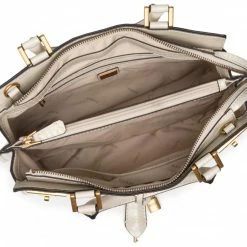 Classic Handbag GUESS - Katey Croc Luxury Satchel HWCB84 94260 EGS Beige -GUESS Sales Store 06 0190231588313 ks