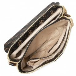 Classic Handbag GUESS - Kasinta Raffia Top Handle Flap HWSB84 17200 BWL Beige -GUESS Sales Store 06 0190231588528 plj