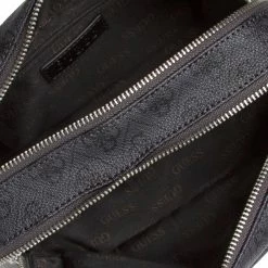 Leather Beauty Case GUESS - Vezzola Smrt Mltpckt Bty Case HMEVZL P2295 BLA Grey -GUESS Sales Store 06 7628067763213 ki