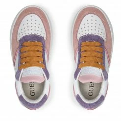 Laced Shoes Trainers GUESS - Afi FI6GAF LEA12 WHITE White, Pink -GUESS Sales Store 06 0000209886436 pl