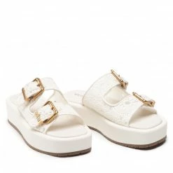 Wedges Slides GUESS - Ramod2 FL6RM2 LAC03 WHICR White -GUESS Sales Store 08 0000209894868 kt