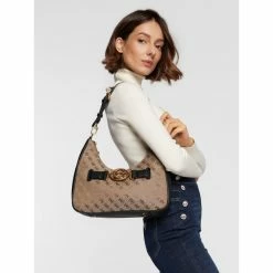 Classic Handbag GUESS - Aviana (JB) HWJB84 14020 LBL Brown -GUESS Sales Store 10 0190231599449 mo