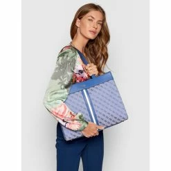 Classic Handbag GUESS - Kastina (JG) HWJG84 05240 BLU Blue -GUESS Sales Store 10 0190231622123 kc