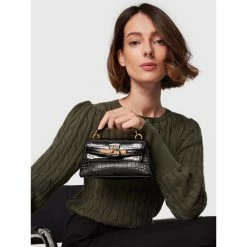 Classic Handbag GUESS - Enisa (CB) Mini Bags HWCB84 21770 BLA Black -GUESS Sales Store 10 0190231634003 dj