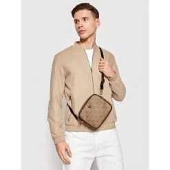 Men's Messenger Bag GUESS - Vezzola HMVZLA P2303 BBO Brown -GUESS Sales Store 10 7621826490573 jf