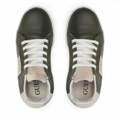 Laced Shoes Trainers GUESS - Elia FI6ELI ELE12 MILIT Green -GUESS Sales Store 14 0000209878653 swa