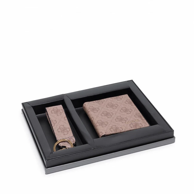 Sets Gift Set GUESS - Vezzola (4G Logo Basique) Slg GIF091 LEA22 BRO Beige 1 Sets Gift Set GUESS - Vezzola (4G Logo Basique) Slg GIF091 LEA22 BRO Beige