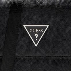 Men's Messenger Bag GUESS - Certosa Smart Badge Holder HMECRT P2185 BLA Black 8 Men's Messenger Bag GUESS - Certosa Smart Badge Holder HMECRT P2185 BLA Black -GUESS Sales Store 7624302742500 03 sw