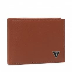 Men's Wallets Large Men's Wallet GUESS - Certosa Bifold W Sf W Cp SMCRTS LEA24 DKB Brown