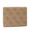 Men's Wallets Large Men's Wallet GUESS - SMMONO LEA24 BRO Brown