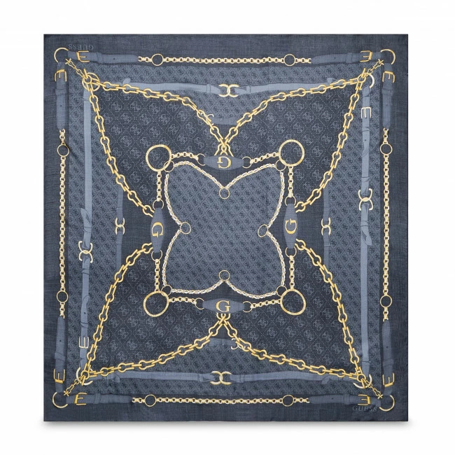 Scarves Head-scarf GUESS - AW9029 SIL30 BLA Navy Blue 3 Scarves Head-scarf GUESS - AW9029 SIL30 BLA Navy Blue - Image 3