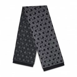 Scarves Shawl GUESS - AM9045 POL03 BLA Black, Grey